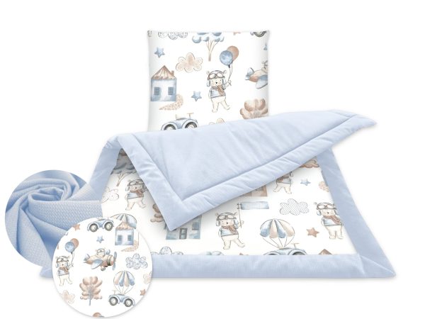 Velvet Warm Blanket - Blue Pilot