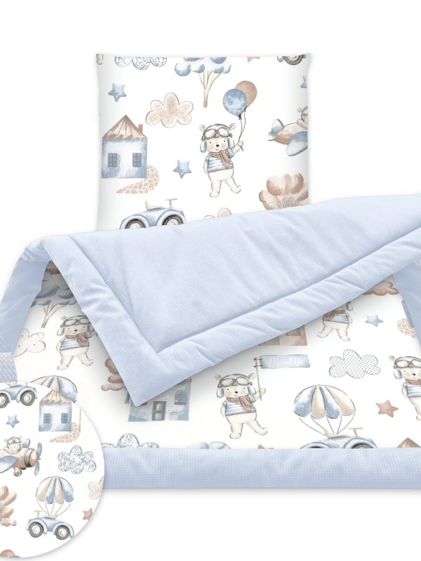 Velvet Warm Blanket - Blue Pilot