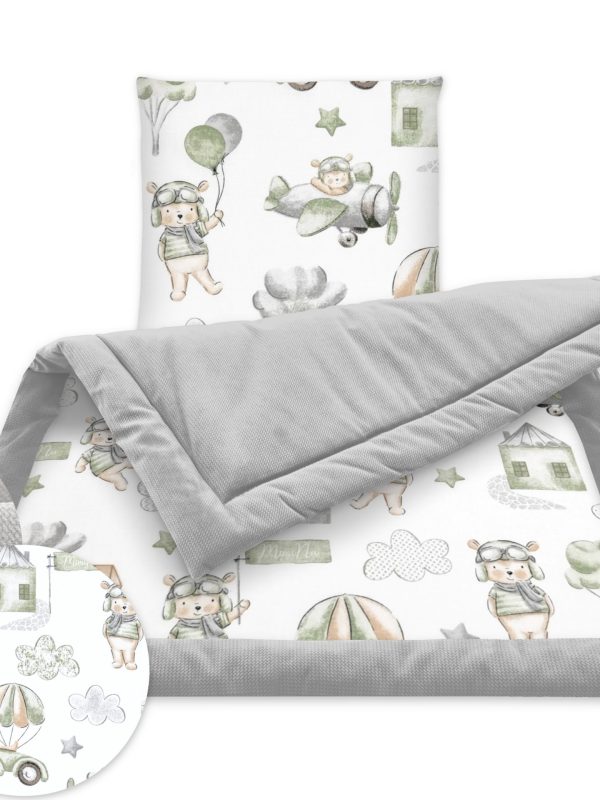 Velvet Warm Blanket - Green Pilot
