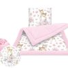 Velvet Warm Blanket - Pink Deer