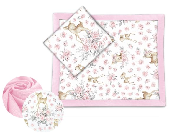 Velvet Warm Blanket - Pink Deer