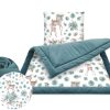 Velvet Warm Blanket - Green Deer