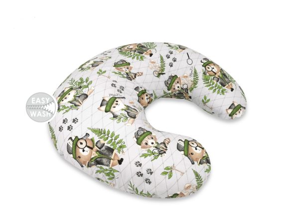 Feeding, Nursing Pillow with Cover - Detective