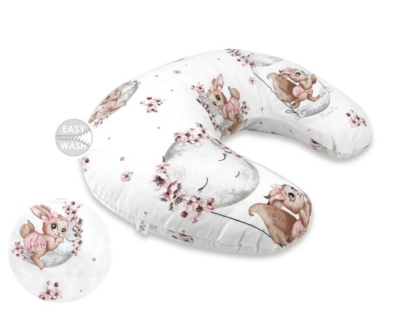 Feeding, Nursing Pillow with Cover - Lili Powder Pink