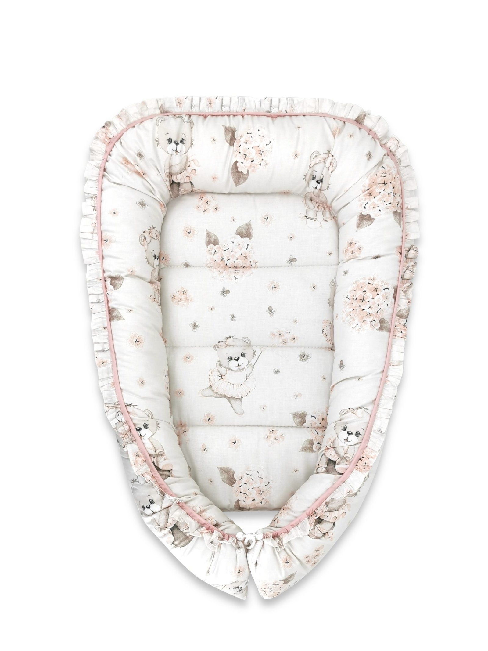Baby Nest Cocoon - Teddy Bear Roses