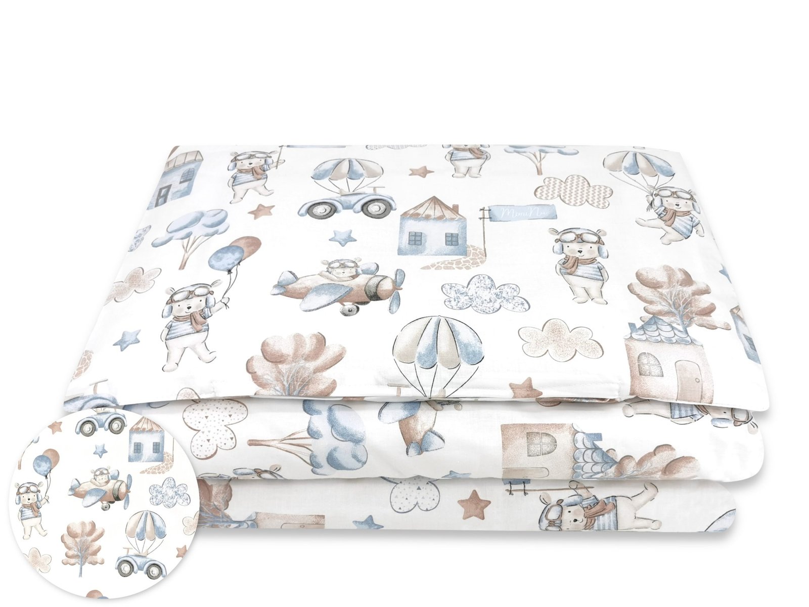 Baby Bedding - Blue Pilot