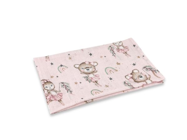 Muslin Squares - Ballerina Teddy Bear