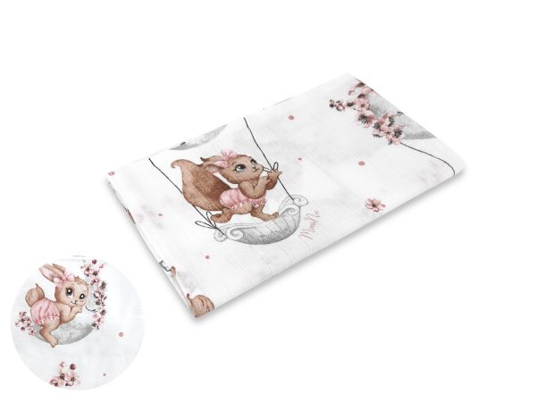 Muslin Square - Lili Powder Pink