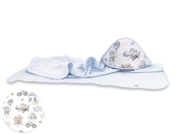 Hooded Towel - Blue Pilot