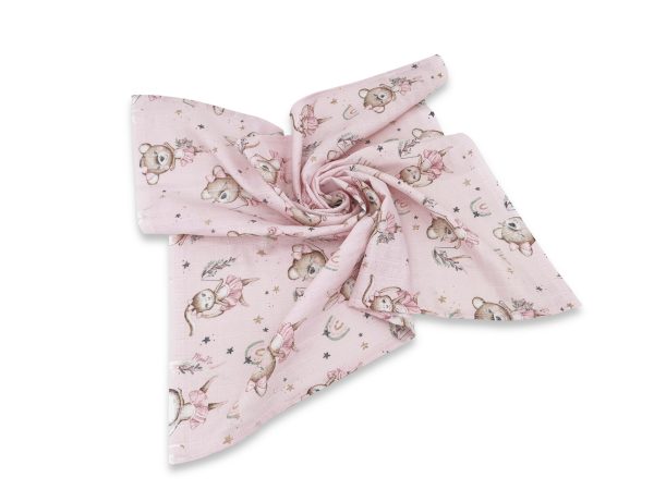 Muslin Squares - Ballerina Teddy Bear
