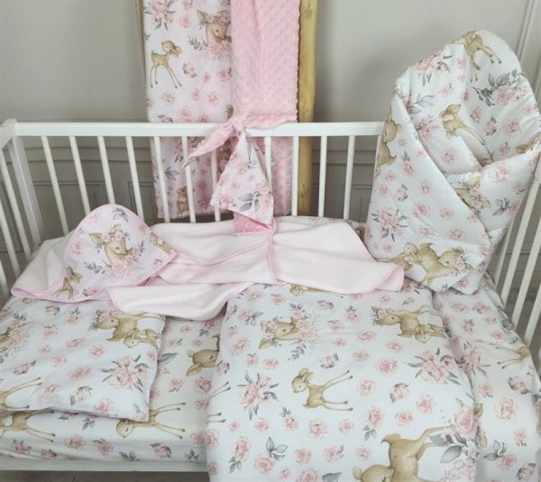 Hooded Towel - Pink Deer