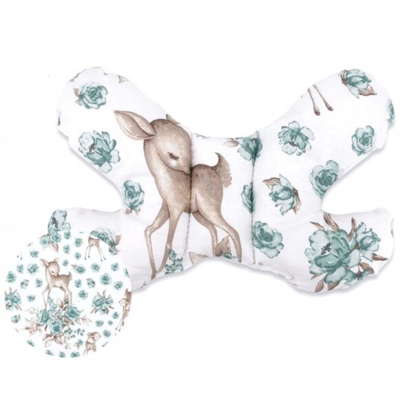 Butterfly Pillow – Green Deer