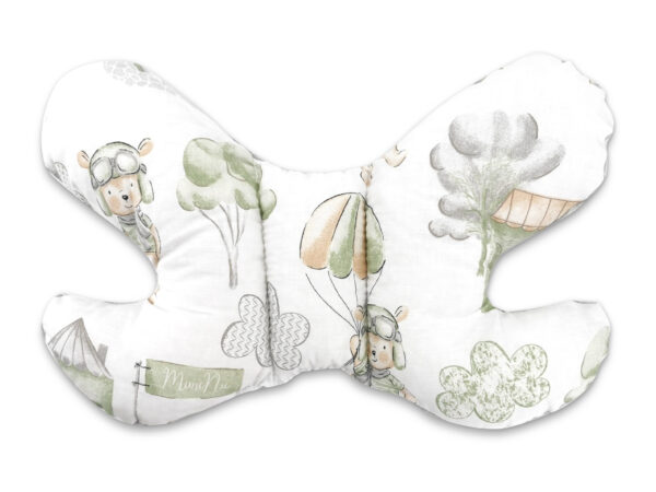 Butterfly Pillow - Green Pilot