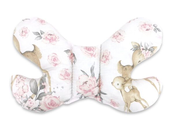 Butterfly Pillow – Pink Deer
