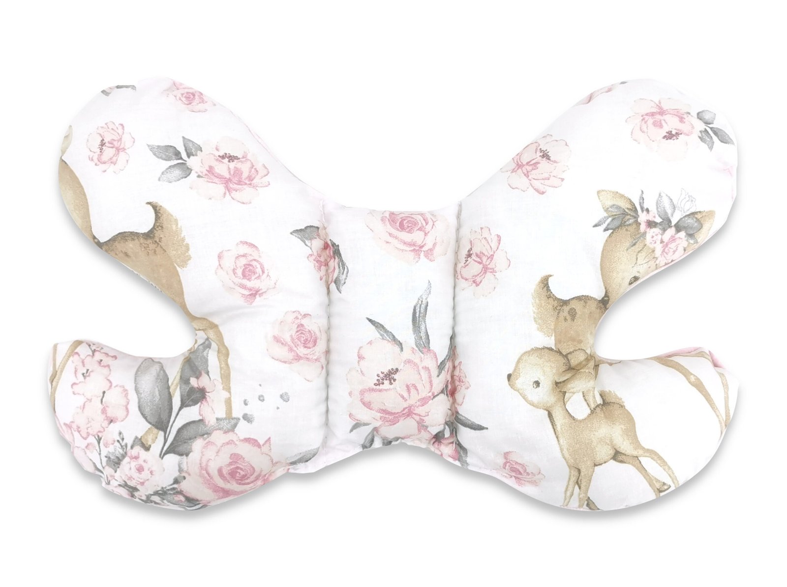 Butterfly Pillow – Pink Deer