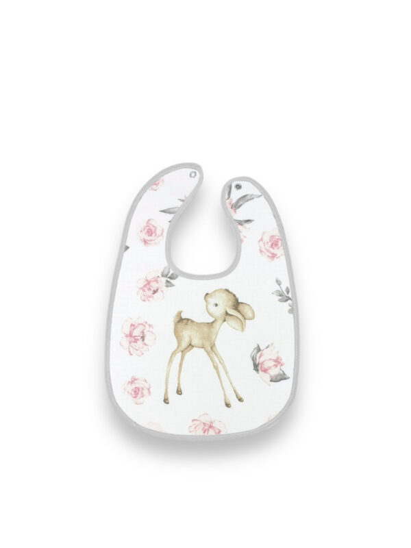 Bib Neckerchief – Pink Deer S